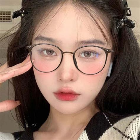 POYAN Sweet Fashion Clear Lens Korean Style Computer Eyewear Square