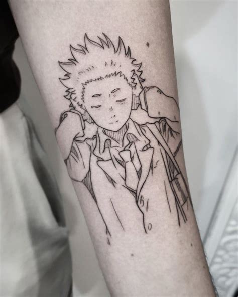 Shoya Ishida Tatoo Ive Done 3 Months Ago Animetattoos Anime Tattoos