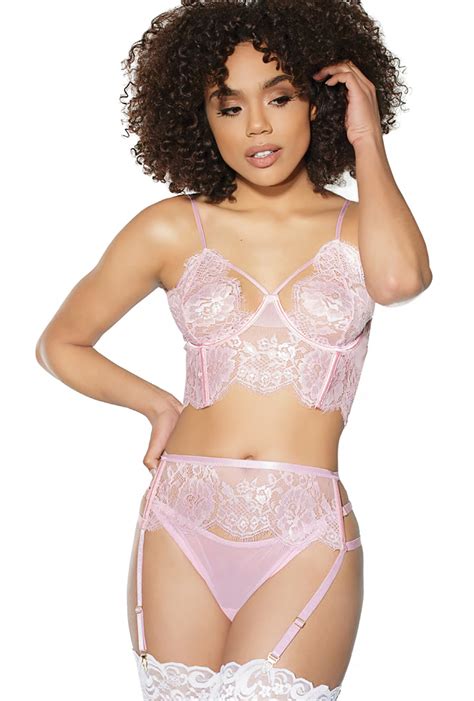 Bh Strapsg Rtel Panty Chrystal Pink Coquette M C Gmbh