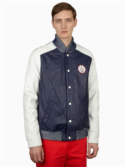 Adidas Originals X Opening Ceremony Leather Varsity Jacket Cult Edge