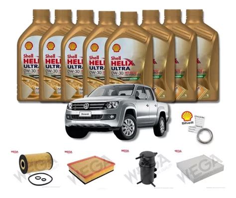 Kit Revisão Amarok V6 2018 2019 2020 2021 Oleo 0w30 filtros Frete grátis