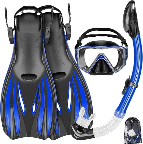 Mask Fins Snorkel Set Snorkeling Gear For Adults India Ubuy