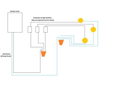 Power Multiple Light Switches With One Hot Wire DIY Home Improvement Forum