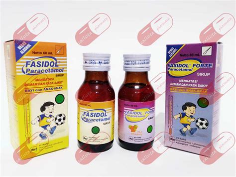 Fasidol Forte Syrup 60 Ml Paracetamol Syrup Untuk Demam Nyeri