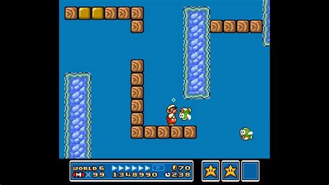 Super Mario All Stars Super Mario Bros 3 World 6 6 Youtube