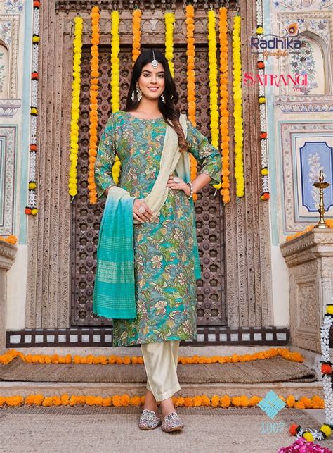 Radhika Lifestyle Satrangi Vol Printed Salwar Kameez Catalog At