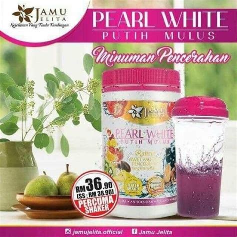 Pearl White Putih Mulus Jamu Jelita Shopee Singapore