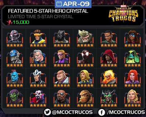 💎new 5 Star Featured Hero Crystal April 09 Rcontestofchampions