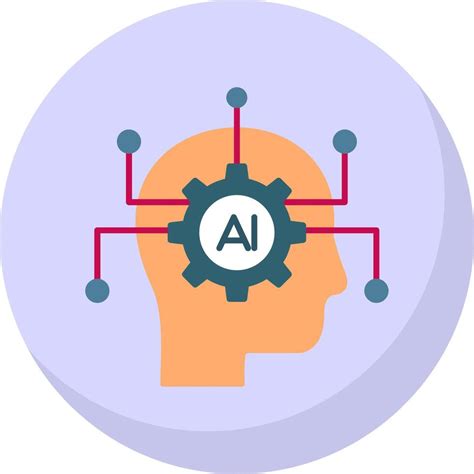 Artificial Intelligence Flat Bubble Icon 39295882 Vector Art at Vecteezy