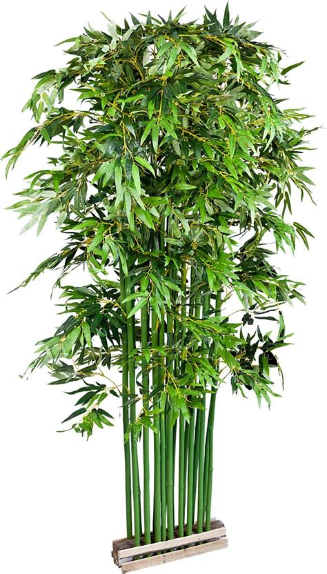 Bambou Plante Arbre Artificielle Artificiel Brise Vue Cm Avec Bois