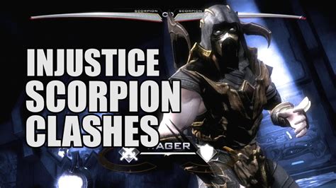 Injustice Gods Among Us All Scorpion Clash Battle Dialogues Youtube