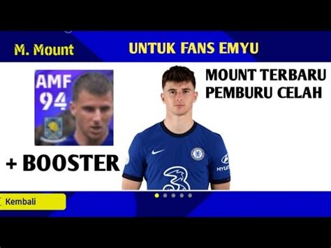 Racikan Mason Mount Terbaru Standar Player Efootball Youtube