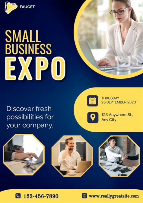 small business expo template postermywall