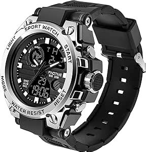 findtime Herren Sport Uhren Militär Outdoor Große Armbanduhr Digital