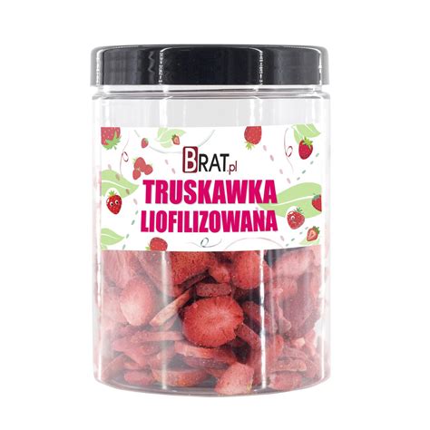 Truskawki Liofilizowane Plastry G Suszone Owoce Produkt Naturalny