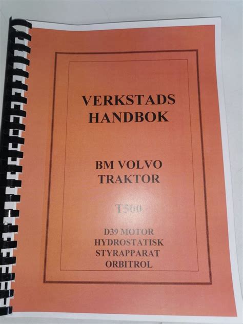 Se produkter som liknar Verkstadshandbok Volvo bm Tra på Tradera