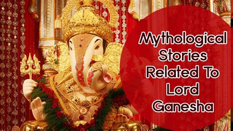 Lord Ganesha Stories in Mythology