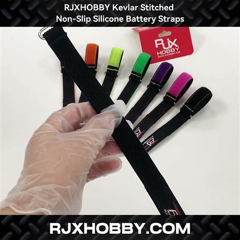 Kevlar Stitched Non Slip Silicone Battery Straps Youtube