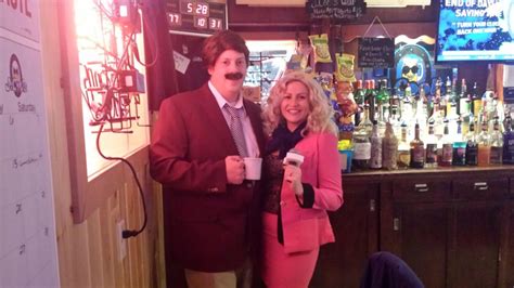 Ron Burgundy and Veronica Corningstone Halloween Costume