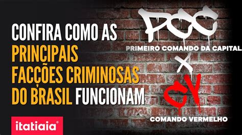 SAIBA COMO FUNCIONAM AS PRINCIPAIS FACÇÕES CRIMINOSAS DO BRASIL CRIME