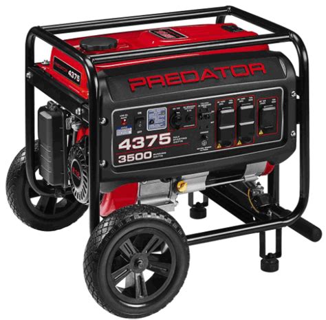 Predator 3500 Running Watts 4375 Max Starting Watts User Guide