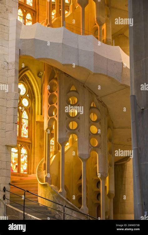 Spiral Staircase In La Sagrada Familia Banque De Photographies Et D