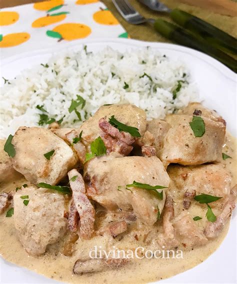 Pollo A La Carbonara Receta De Divina Cocina