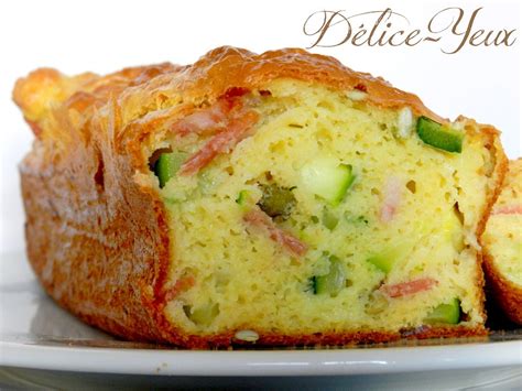 Cake courgette jambon cru graines de courge Délice Yeux l univers