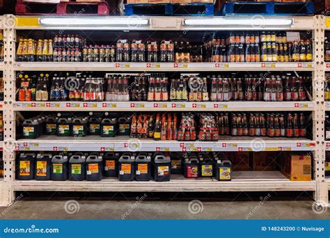 Condiments Sauce Products on Shelf in Supermarket Editorial Image - Image of retail, grocery ...