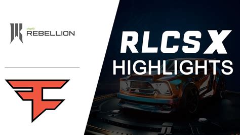 Goals Highlights Shopify Rebellion Vs Faze Clan Rlcs Season X