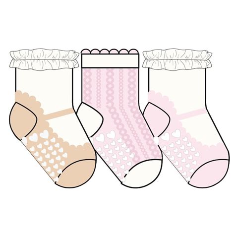 Premium Vector | Set of socks pattern. illustrations isolate sock with ...