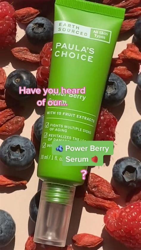 EARTH SOURCED Power Berry Serum Natural Skin Care Paula S Choice