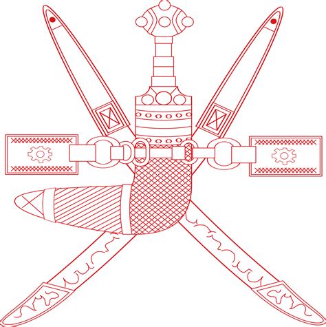 The Official Emblem Of The Oman