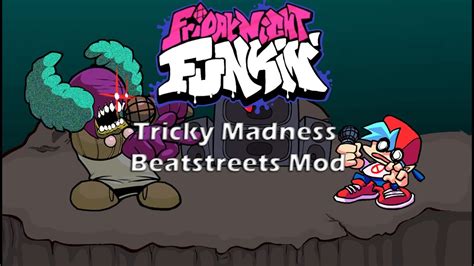 Fnf Tricky Madness Beatstreets Mod Youtube