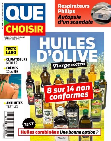 Que Choisir N626 Juillet Août 2023 Télécharger Des Magazines