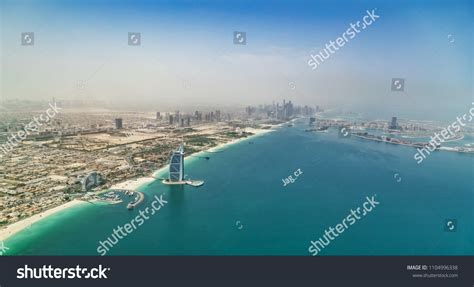 Aerial View Dubai Marina Downtown Palm Stock Photo 1104996338 | Shutterstock