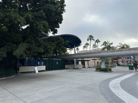 PHOTOS: Disneyland Monorail Station in Downtown Disney District ...