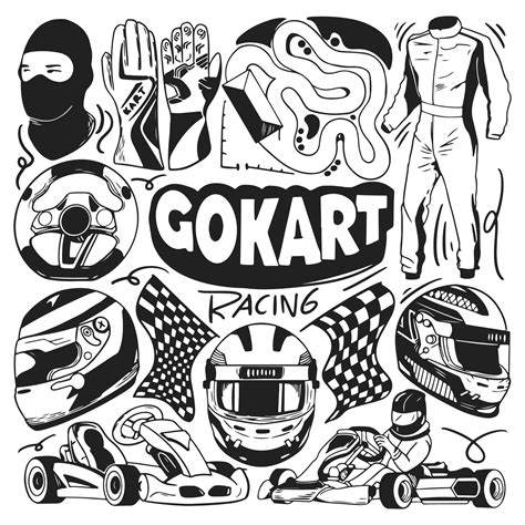 Free Go Kart Doodles (AI)