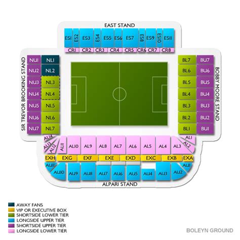 Boleyn Ground Seating Chart | Vivid Seats