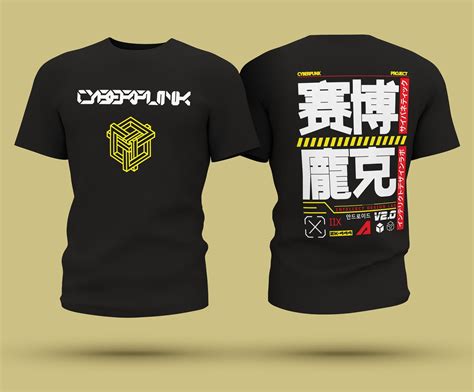 Cyberpunk Streetwear T Shirt Apparel Techwear T Shirt Cyber Etsy