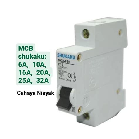 Jual Mcb Shukaku Ampere A A A Sni Shopee Indonesia