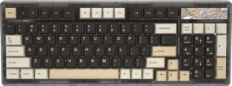 Amazon YUNZII Keynovo IF Pro Tri Mode Wireless Bluetooth Hot Swappable Gasket Mechanical