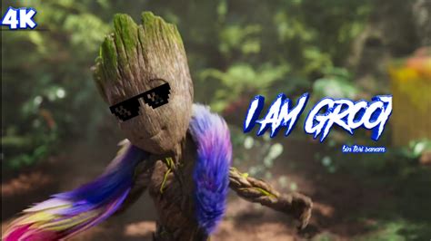 I Am Groot 4k Edit Ft Hey Mamma Best Momentsbest Of Baby Groot