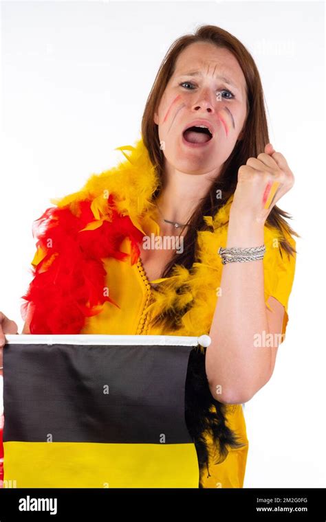 Belgian Supporter Supporter Belge 05052016 Stock Photo Alamy