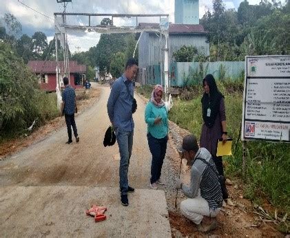 Inspektorat Kabupaten Kapuas Hulu Audit Lapangan Ruas Jalan Di Bidang