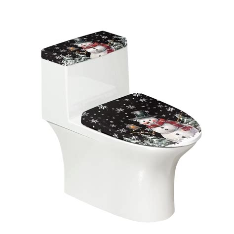 Binienty Toilet Seat Covers For Bathroom Sets Christmas Snowflake