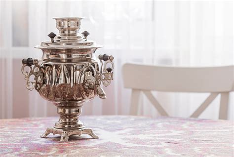 Russian Traditions Tea Drinking With A Samovar Still Life With Russian