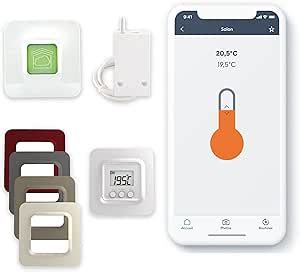 Delta Dore Thermostat sans fil connecté pour chaudière et pompe à