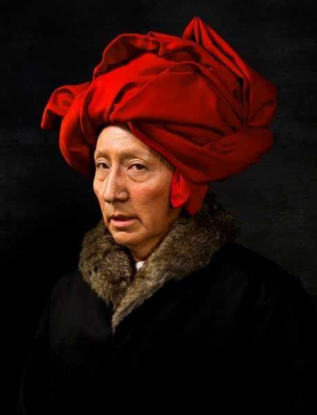 Yasumasa Morimura. History self-portrait