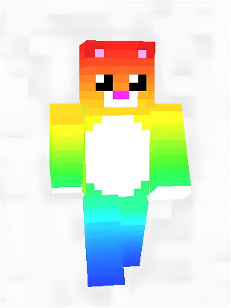 Minecraft Rainbow Skins For Girls